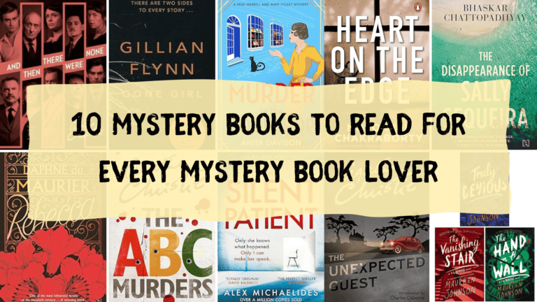 This featured image consists of 10 mystery books to read