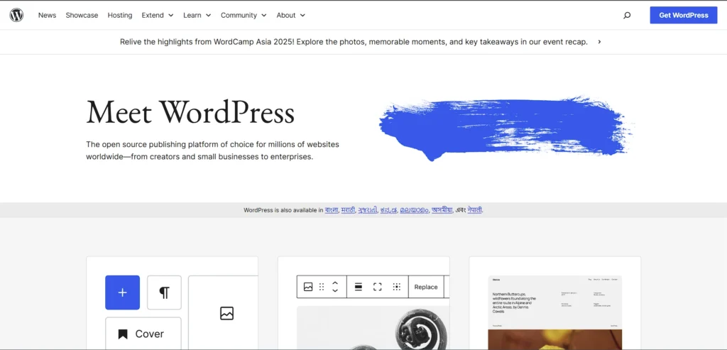 Free author website
