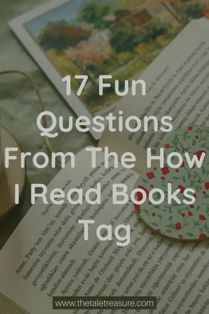 Pinterest Pin with title How I Read Books Tag