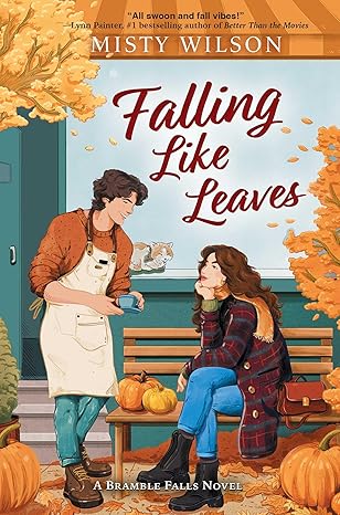 Image of fall romance books cover titled Falling like leaves by Misty Wilson
