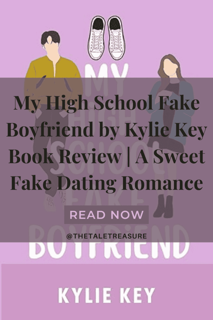 My High School Fake Boyfriend by Kylie Key book review titled pinterest pin